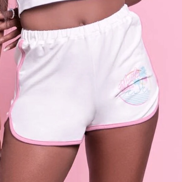 Barbie x Forever 21 Booty Shorts Malibu Barbie comes with hang tags NWT - Picture 6 of 10